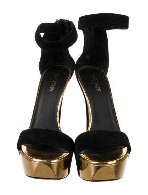 Balmain Suede Sandals