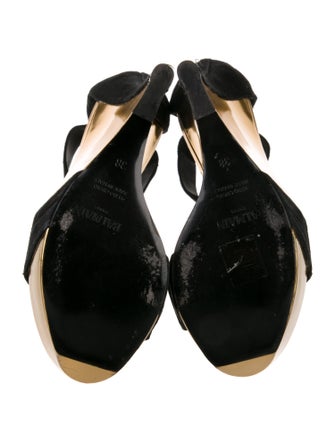 Balmain Suede Sandals