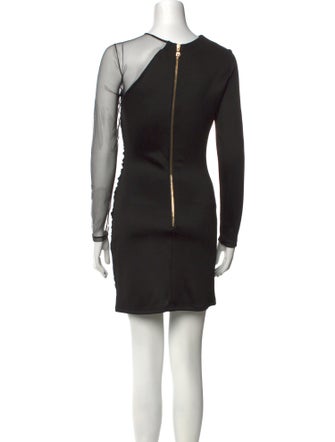 Balmain Crew Neck Mini Dress