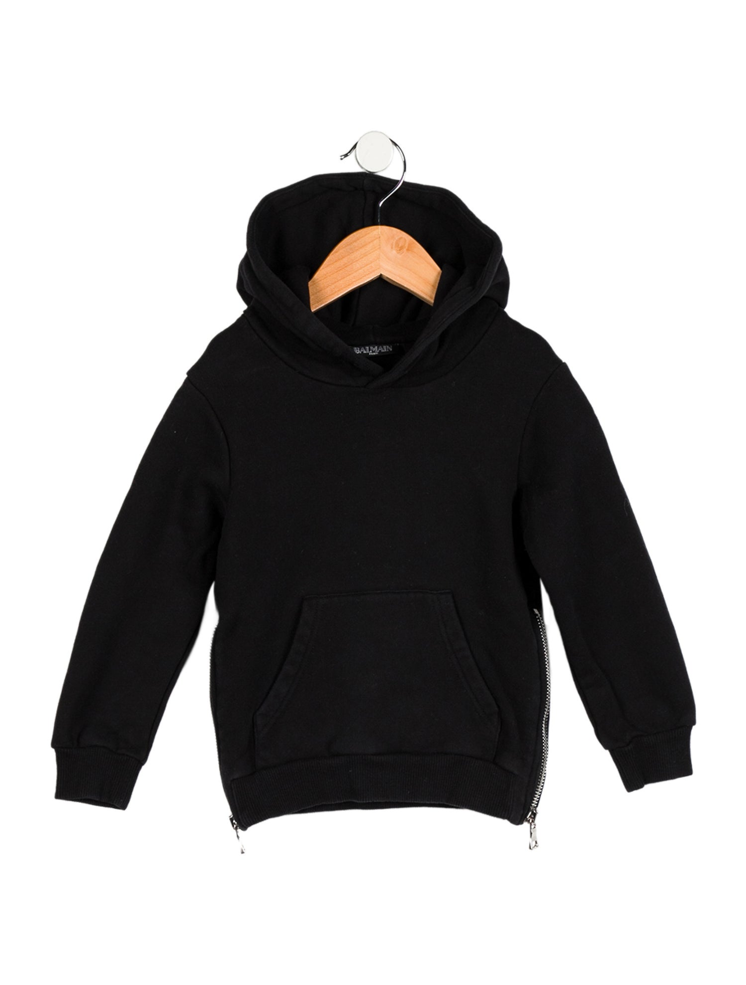 Balmain Boys' Solid Pullover Hoodie