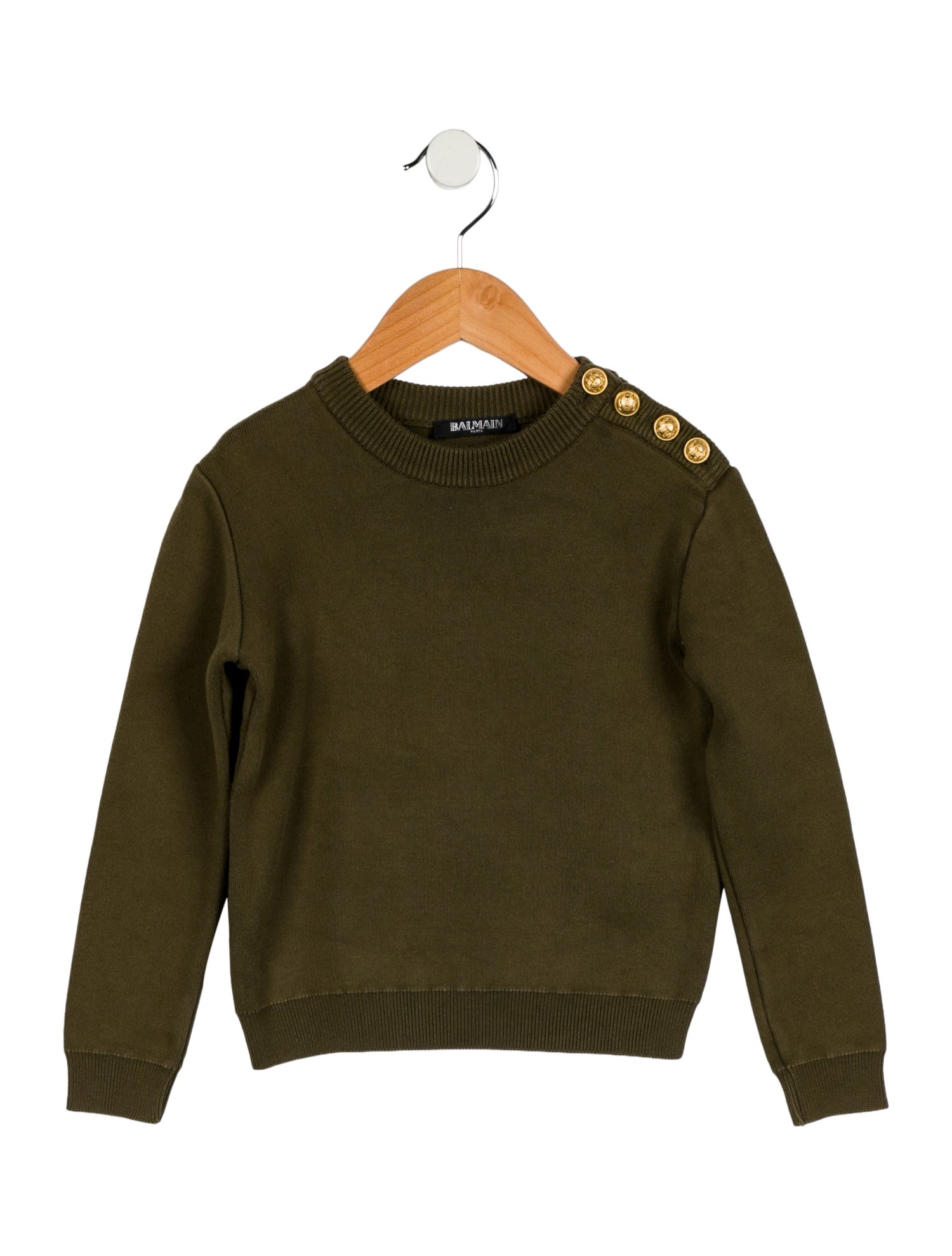 Balmain Toddlers' Solid Knit Sweater