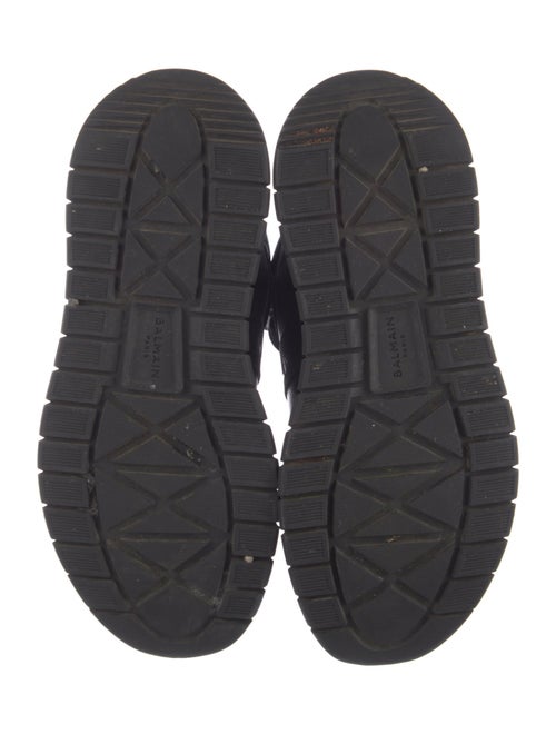 Balmain Leather Combat Boots