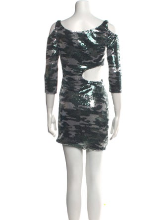Balmain Sequin Mini Dress