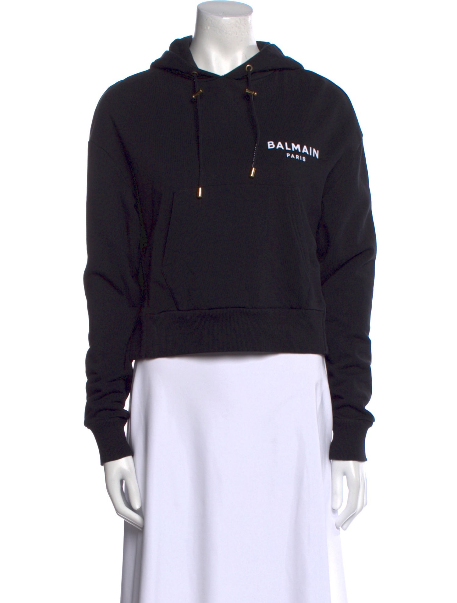 Balmain Graphic Print Crew Neck Sweatshirt