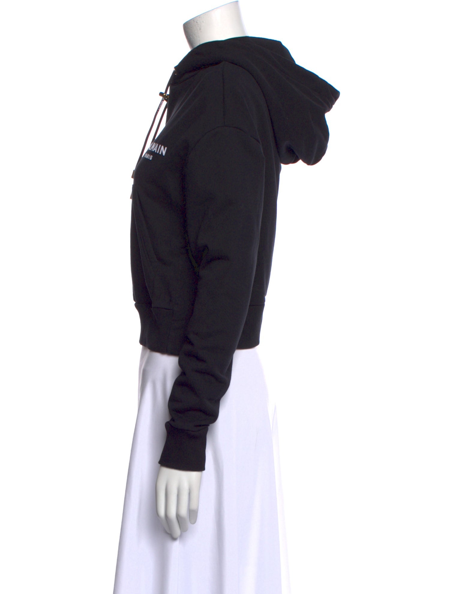 Balmain Graphic Print Crew Neck Sweatshirt