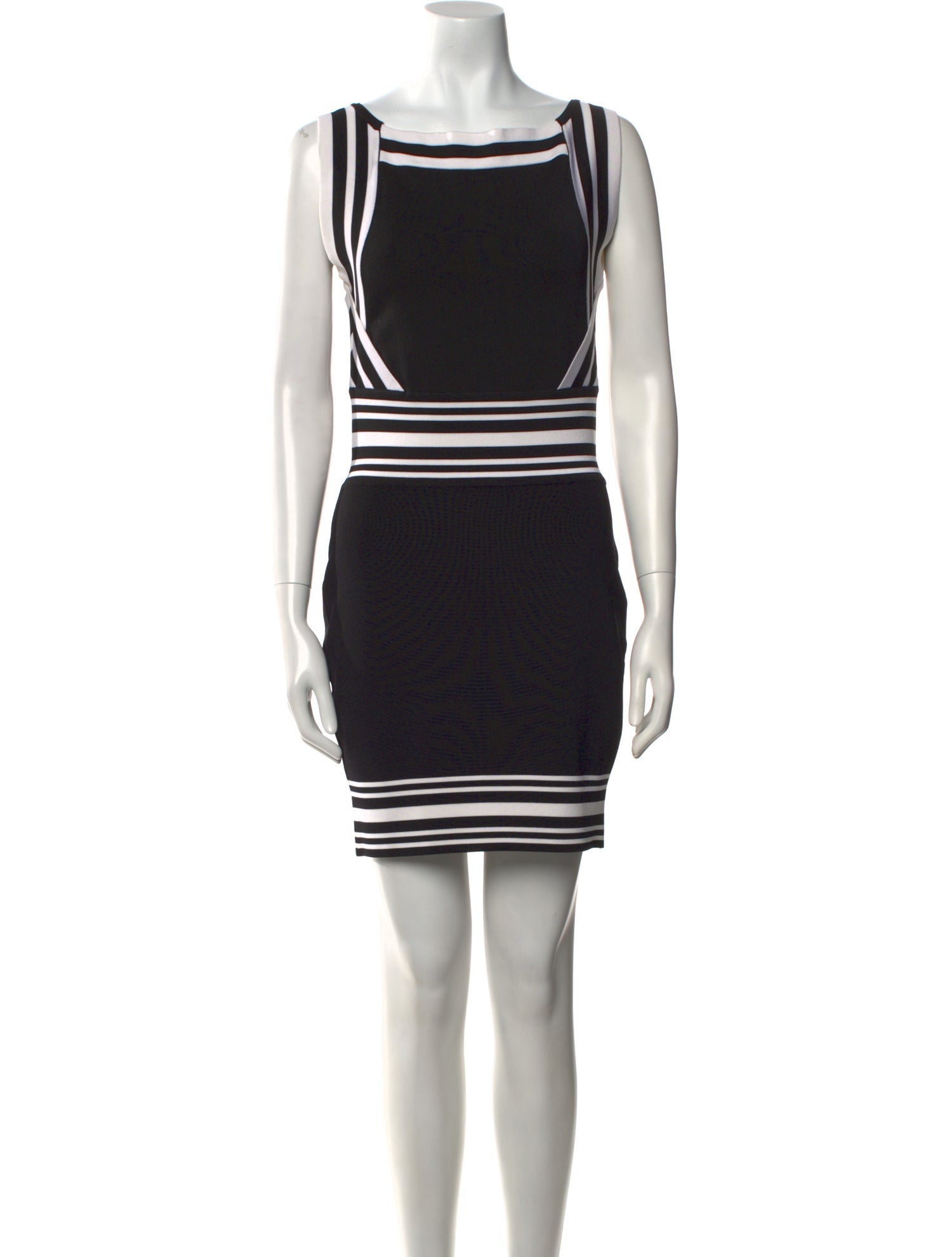 Balmain Striped Mini Dress