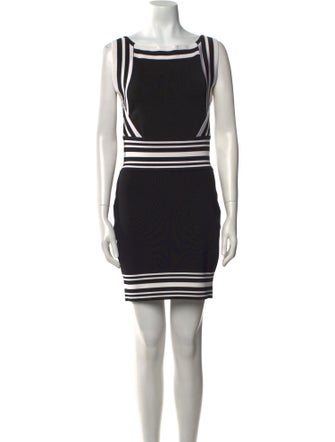 Balmain Striped Mini Dress