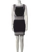 Balmain Striped Mini Dress