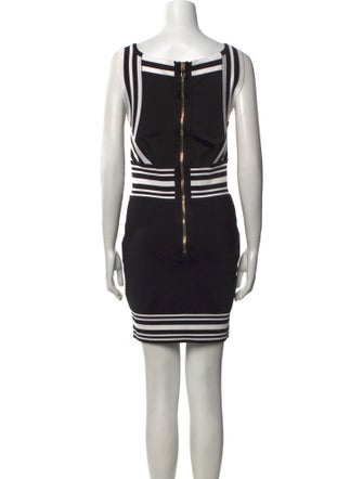 Balmain Striped Mini Dress