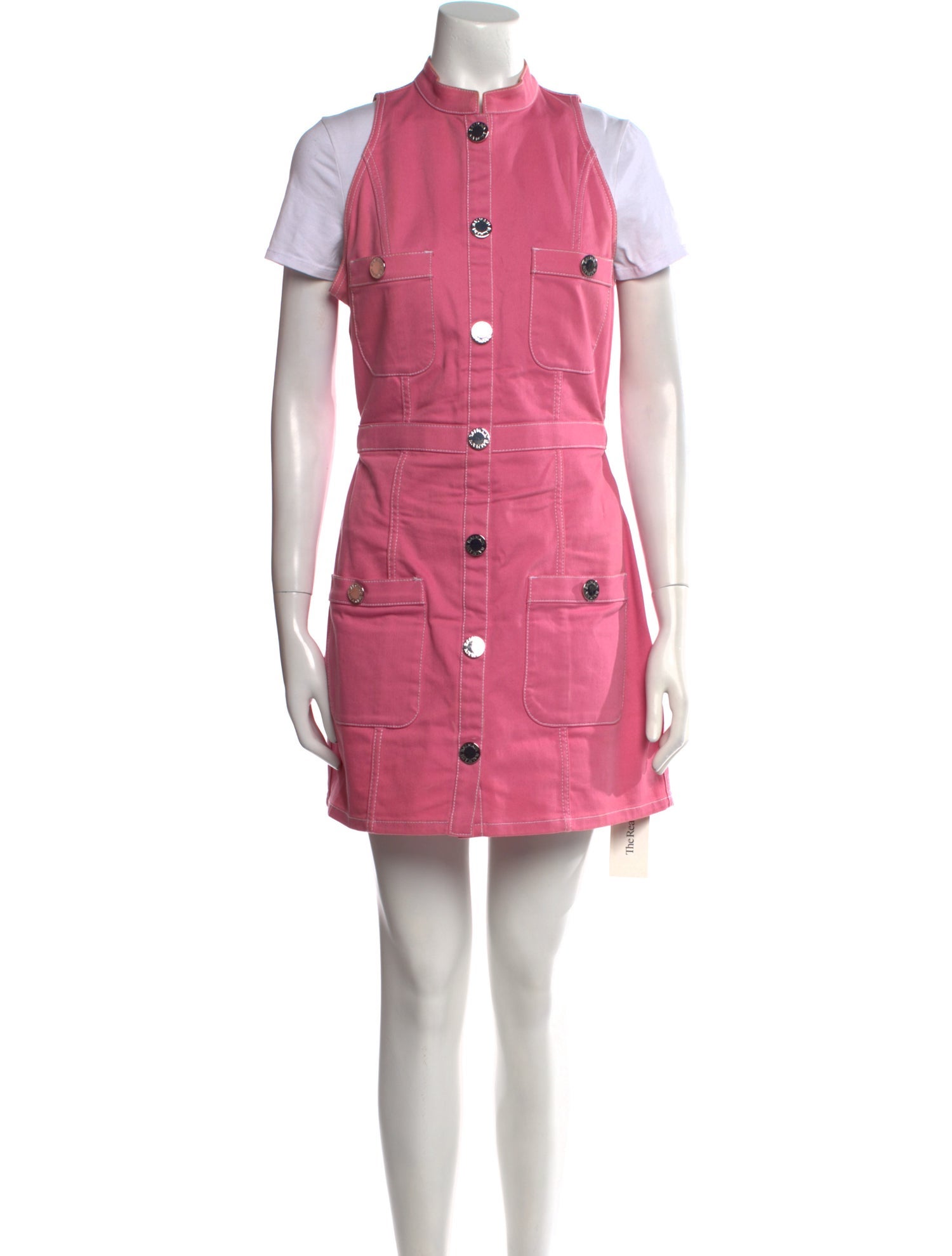 Balmain Mock Neck Mini Dress