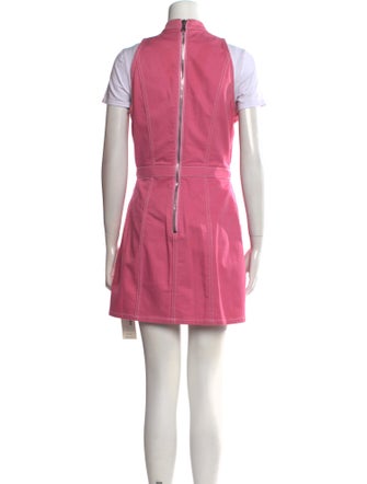 Balmain Mock Neck Mini Dress