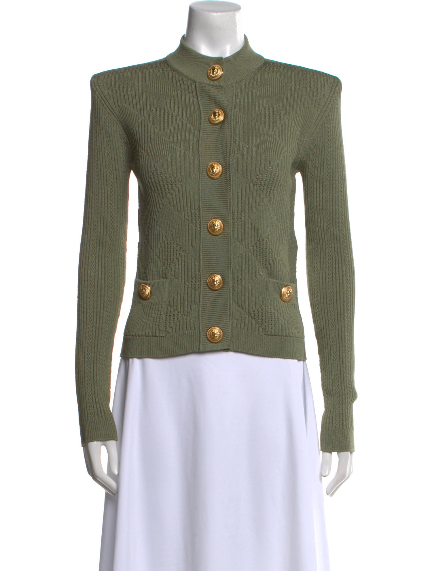 Balmain Mock Neck Sweater w/ Tags