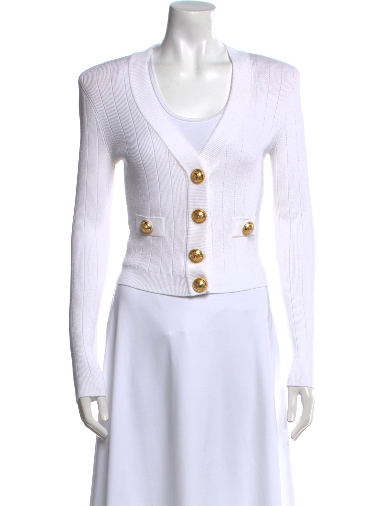 Balmain V-Neck Sweater