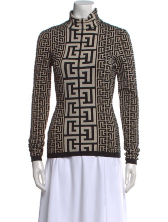 Balmain Wool Printed Sweater