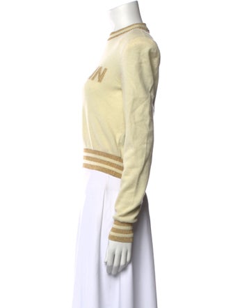 Balmain Wool Graphic Print Sweater