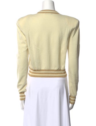 Balmain Wool Graphic Print Sweater