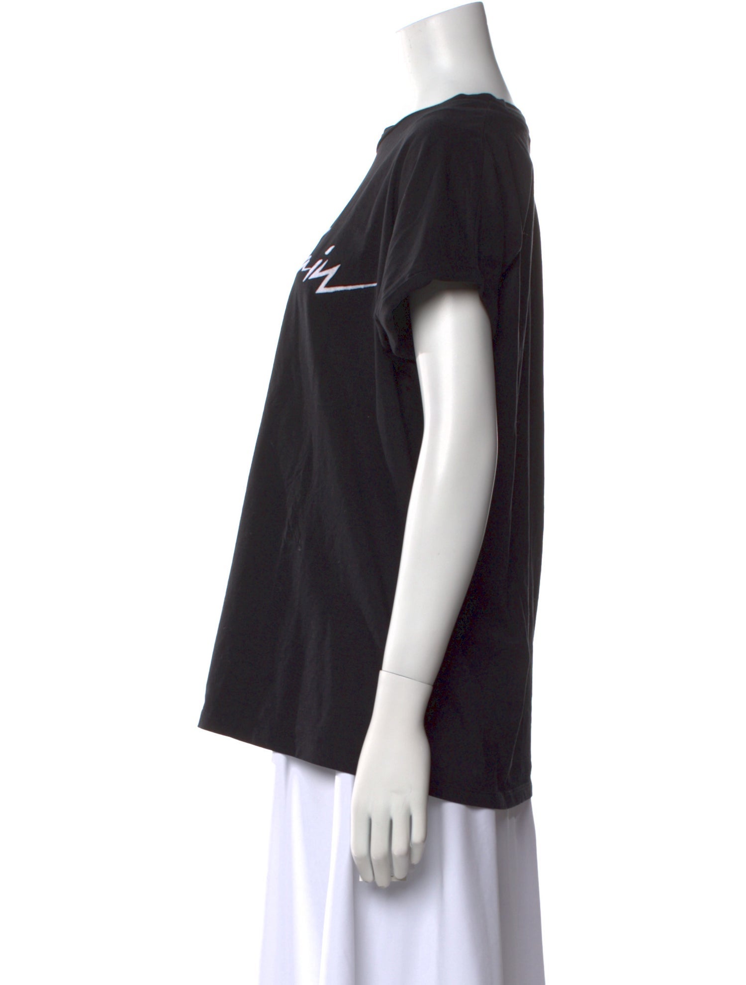 Balmain Graphic Print Crew Neck T-Shirt