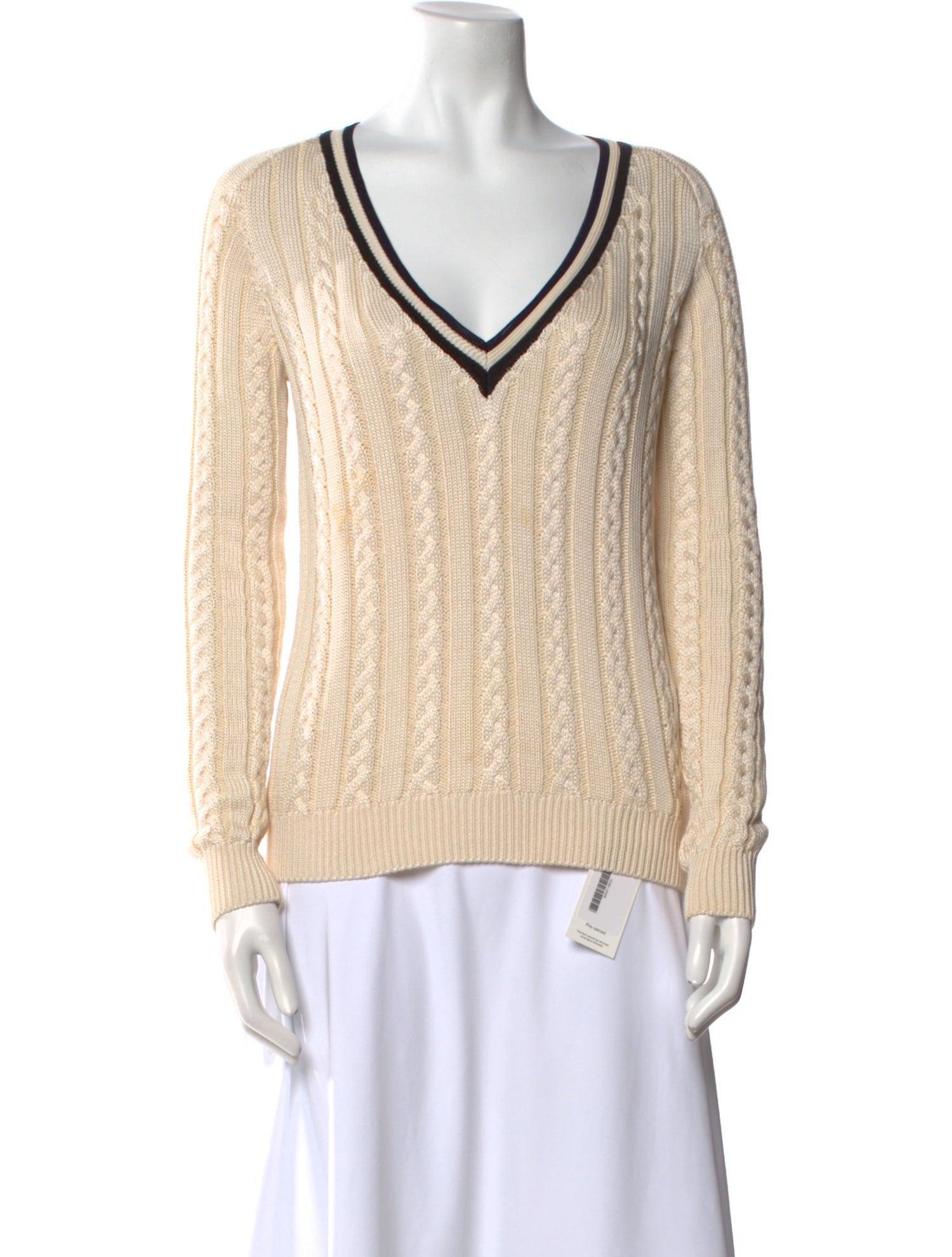 Balmain Silk V-Neck Sweater