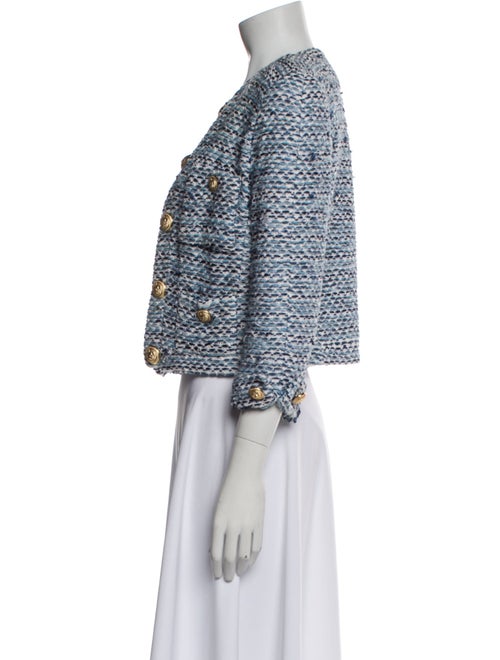 Balmain Tweed Pattern Evening Jacket