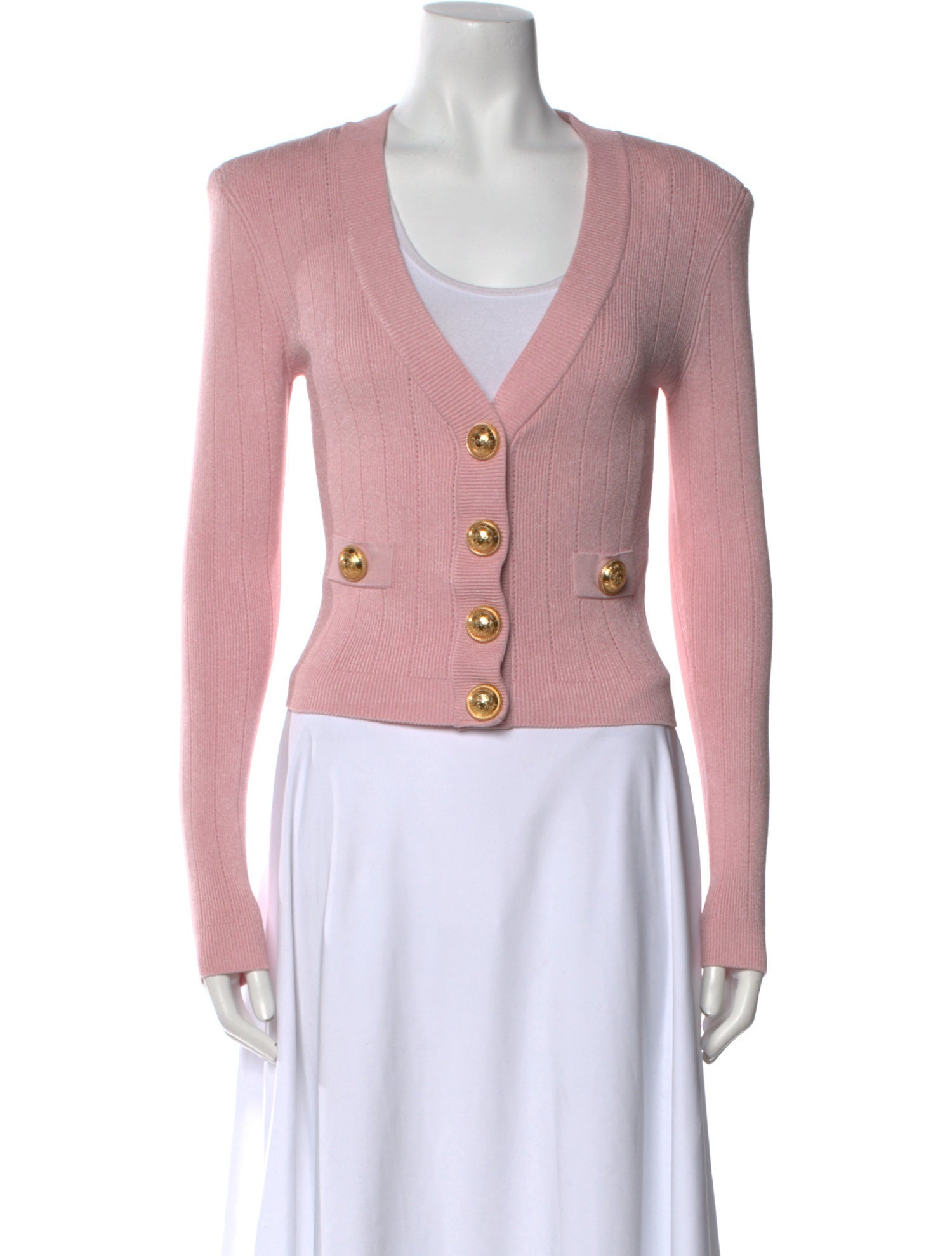 Balmain V-Neck Sweater