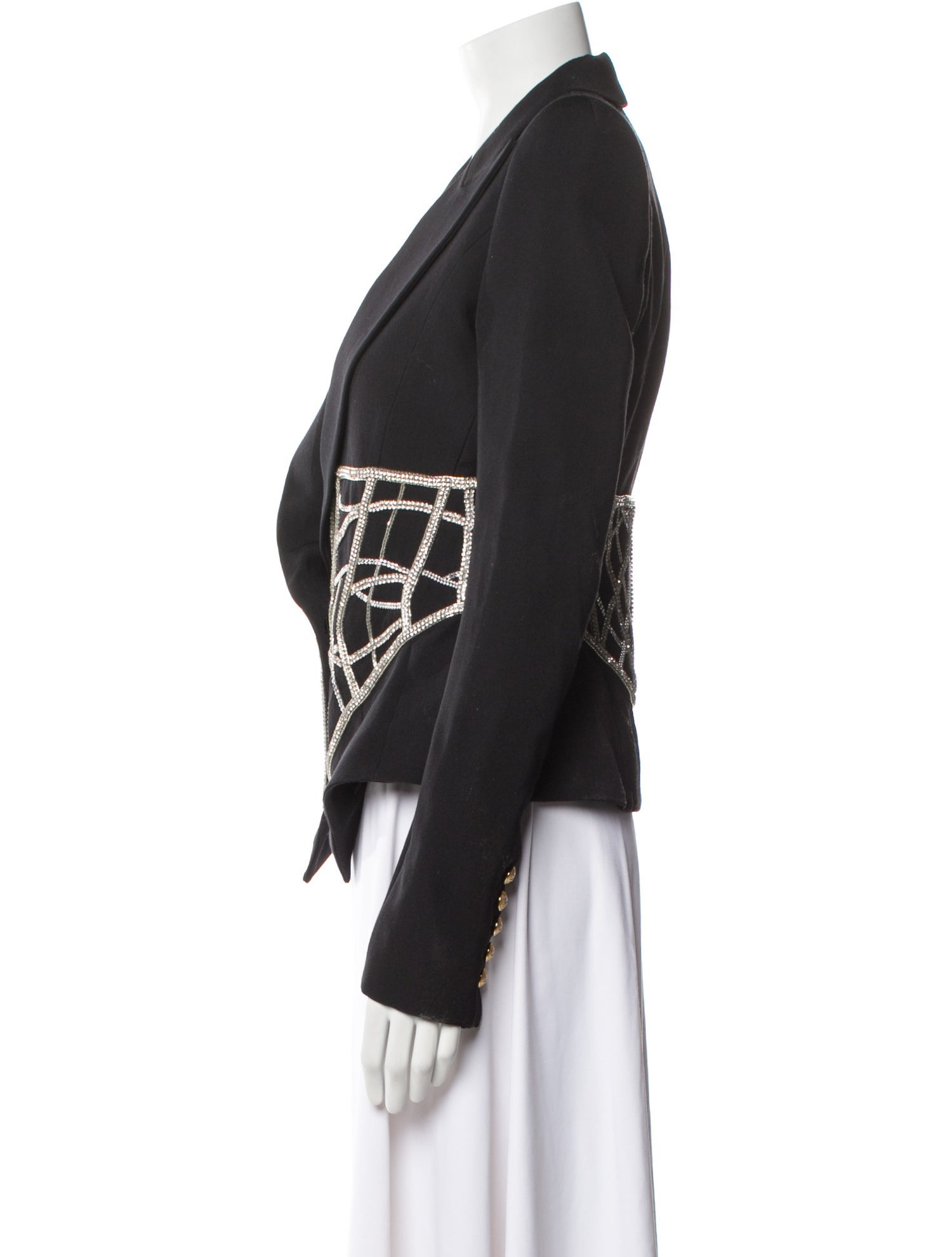 Balmain Wool Printed Blazer w/ Tags