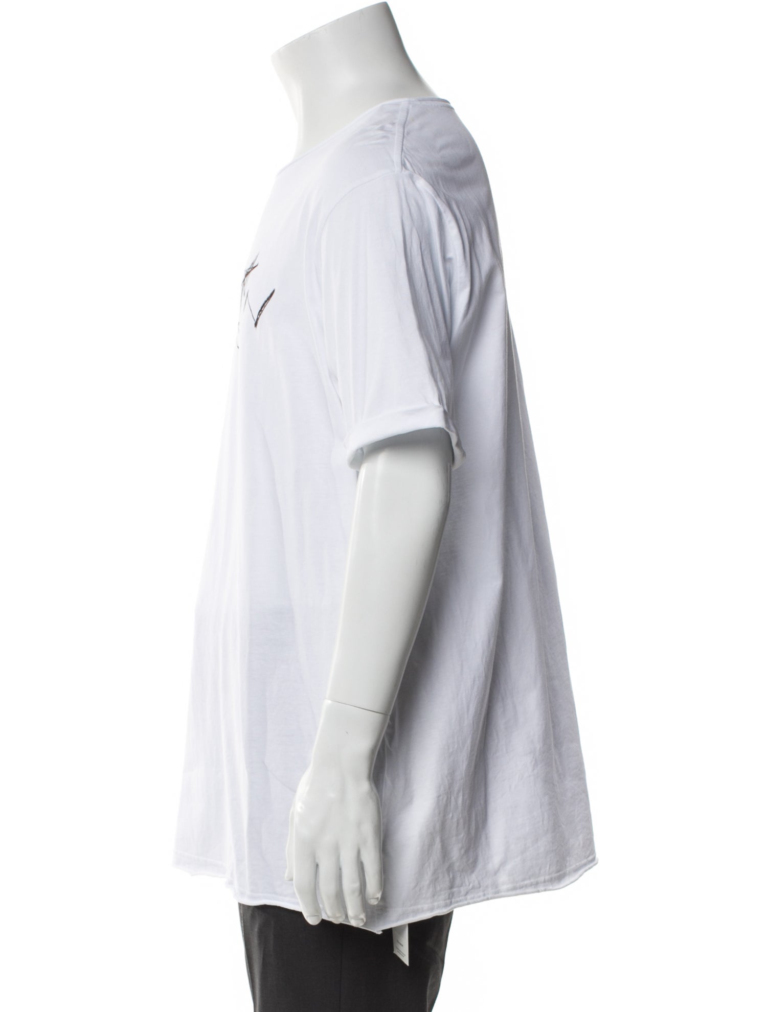 Balmain Graphic Print Crew Neck T-Shirt