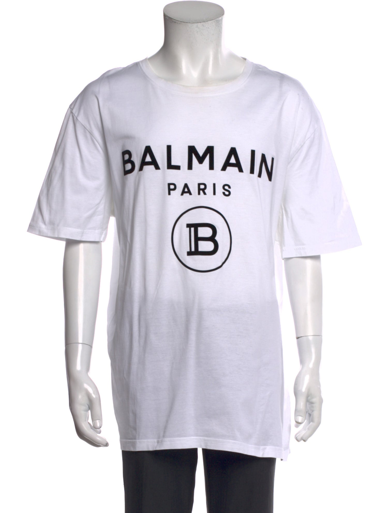 Balmain Graphic Print Crew Neck T-Shirt