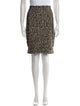 Balmain Tweed Pattern Knee-Length Skirt