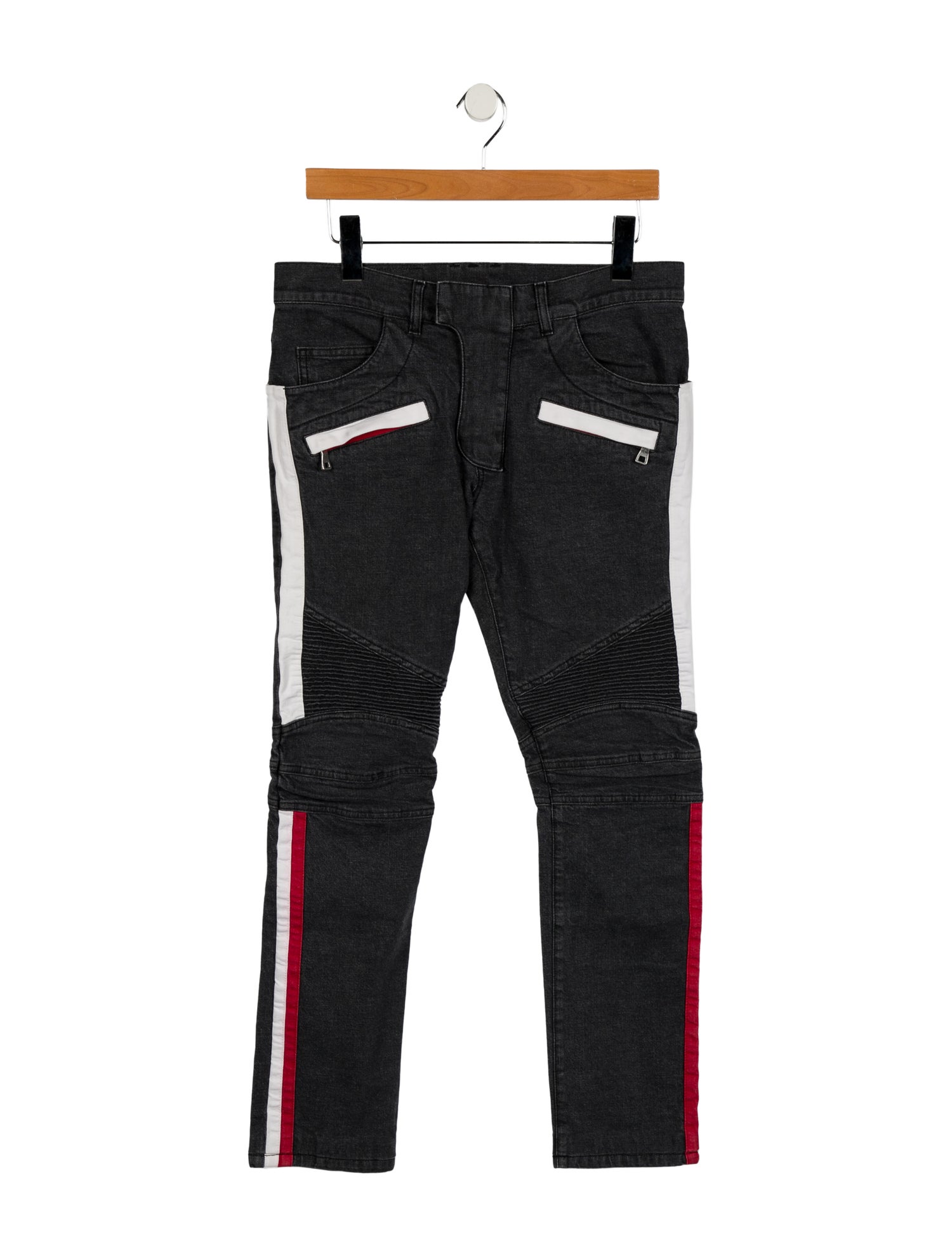 Balmain Moto Jeans