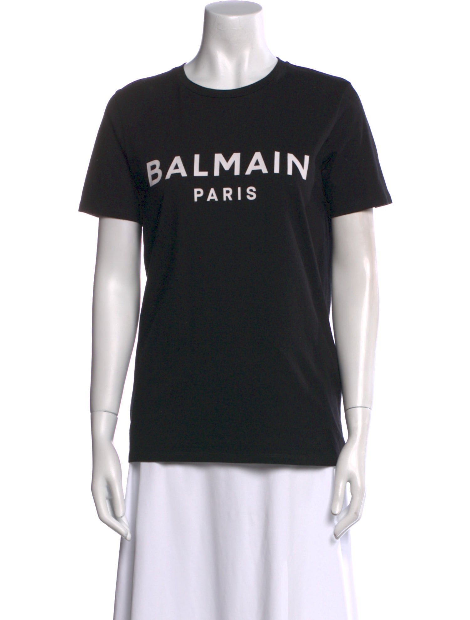 Balmain Graphic Print Crew Neck T-Shirt