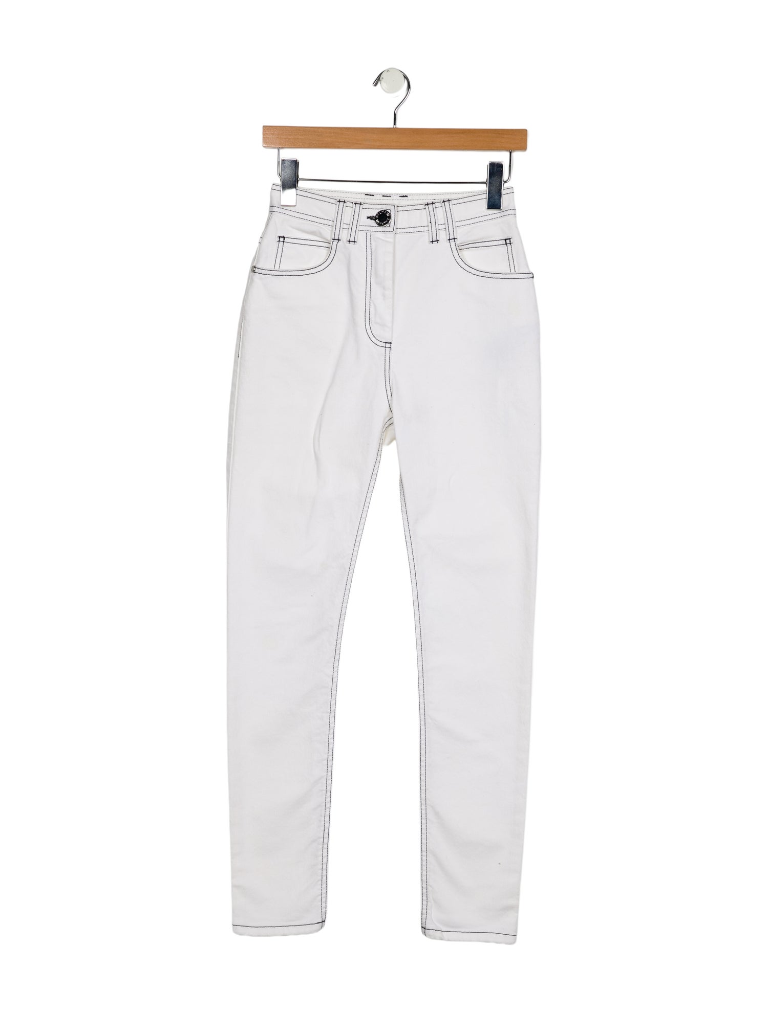 Balmain High-Rise Skinny Leg Jeans