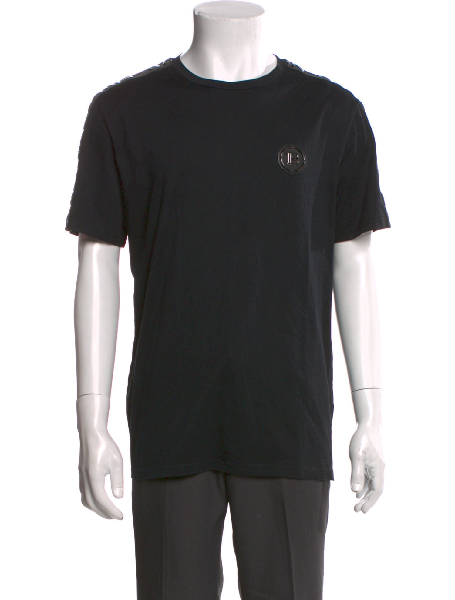 Balmain Crew Neck Short Sleeve T-Shirt