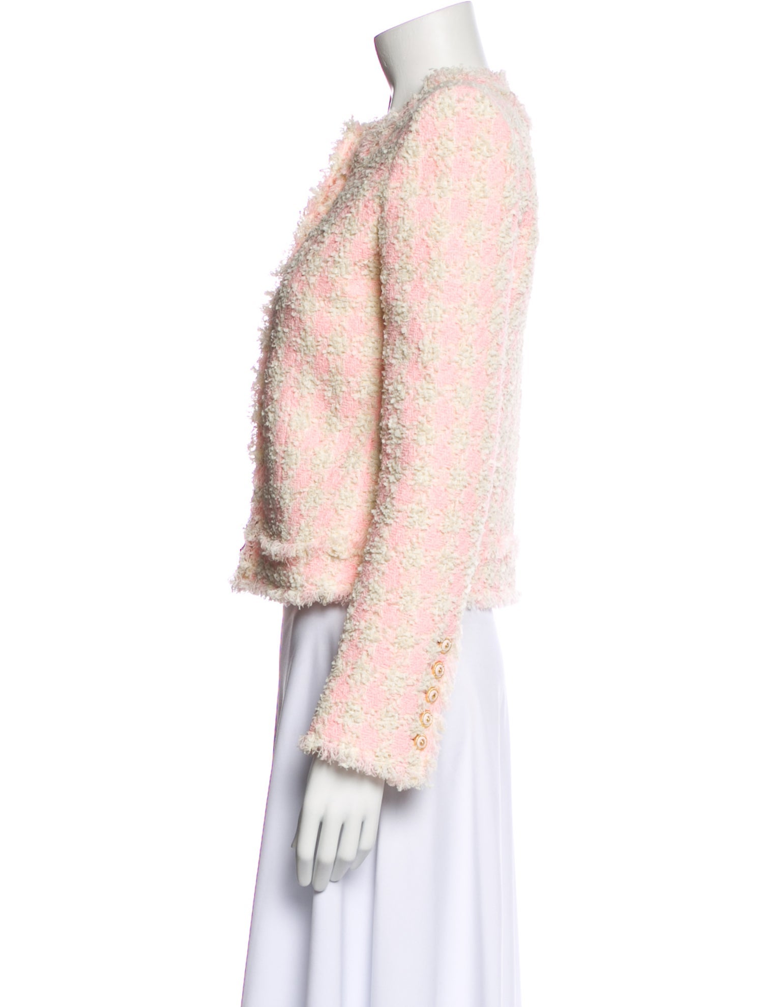 Balmain Tweed Pattern Evening Jacket