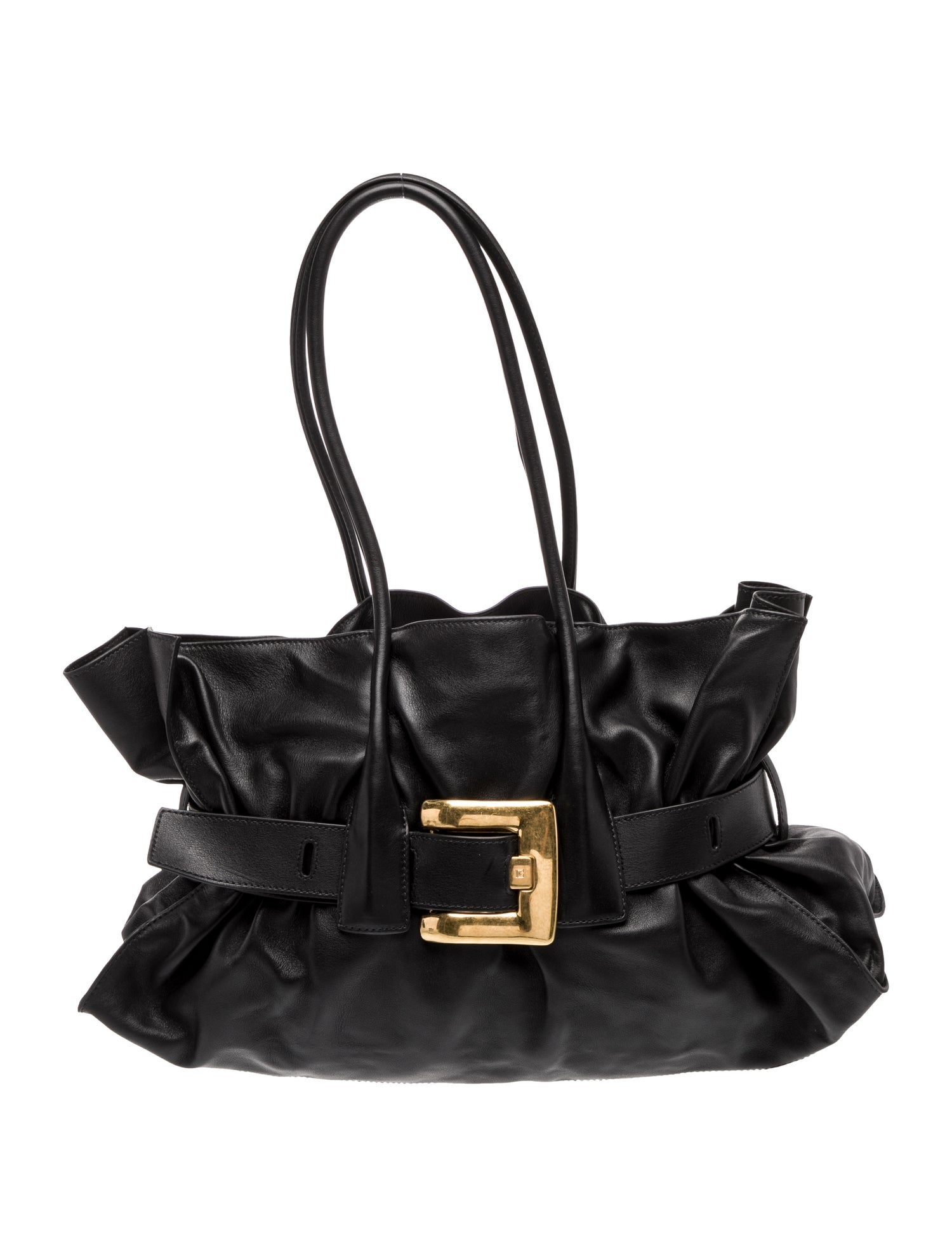 Balmain Leather Shoulder Bag