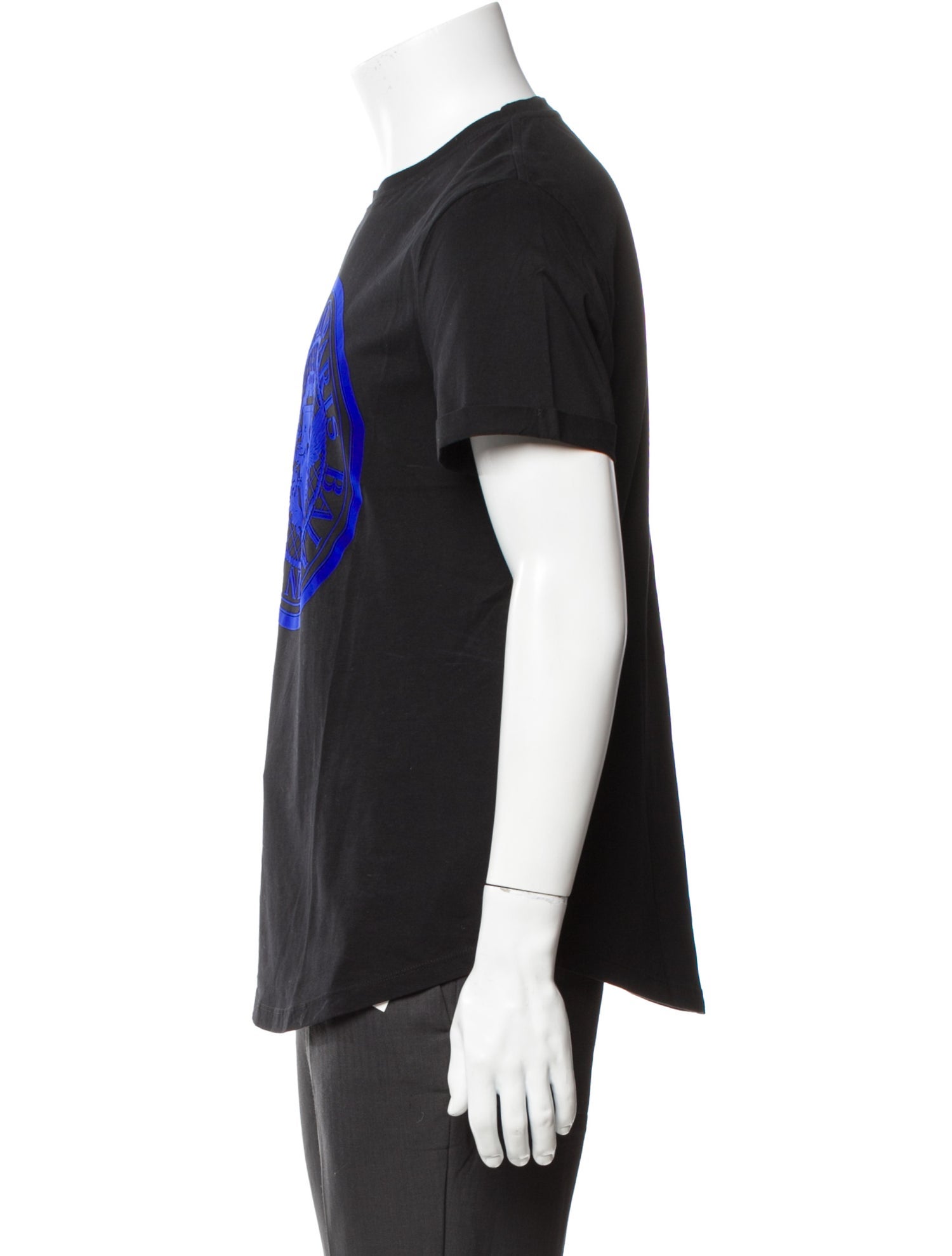 Balmain Graphic Print Crew Neck T-Shirt