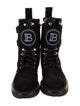 Balmain Suede Combat Boots