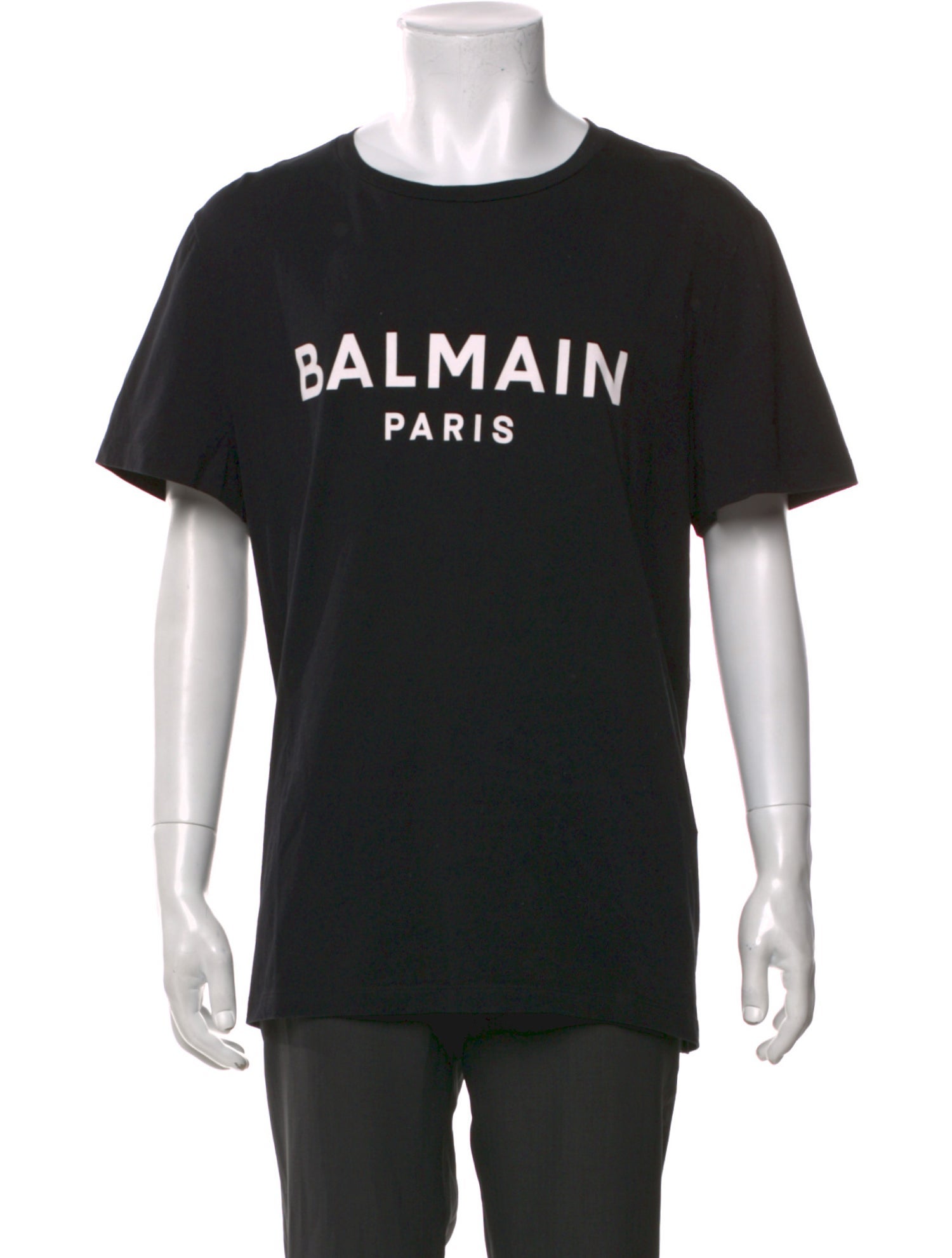 Balmain Graphic Print Crew Neck T-Shirt