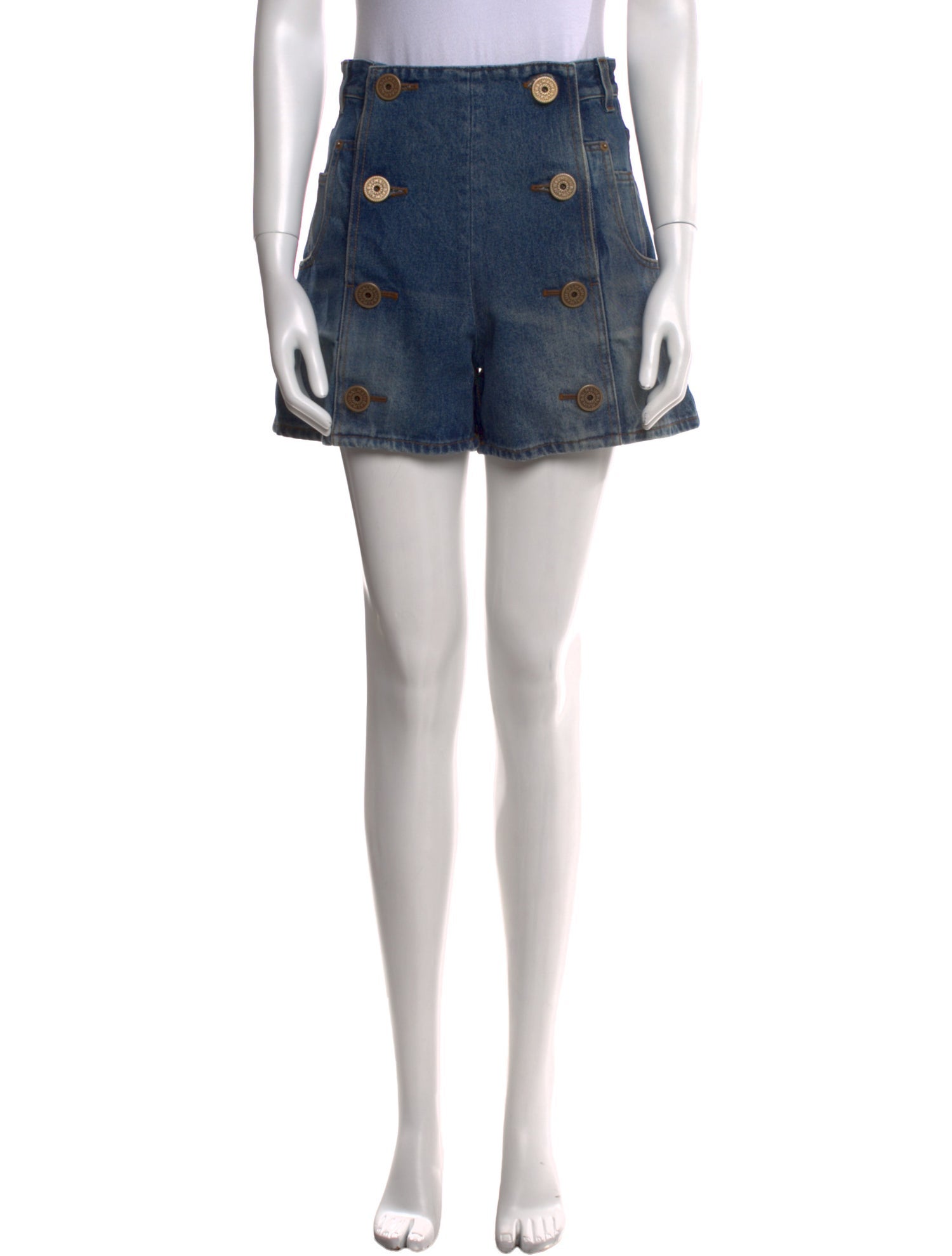 Balmain Printed Mini Shorts