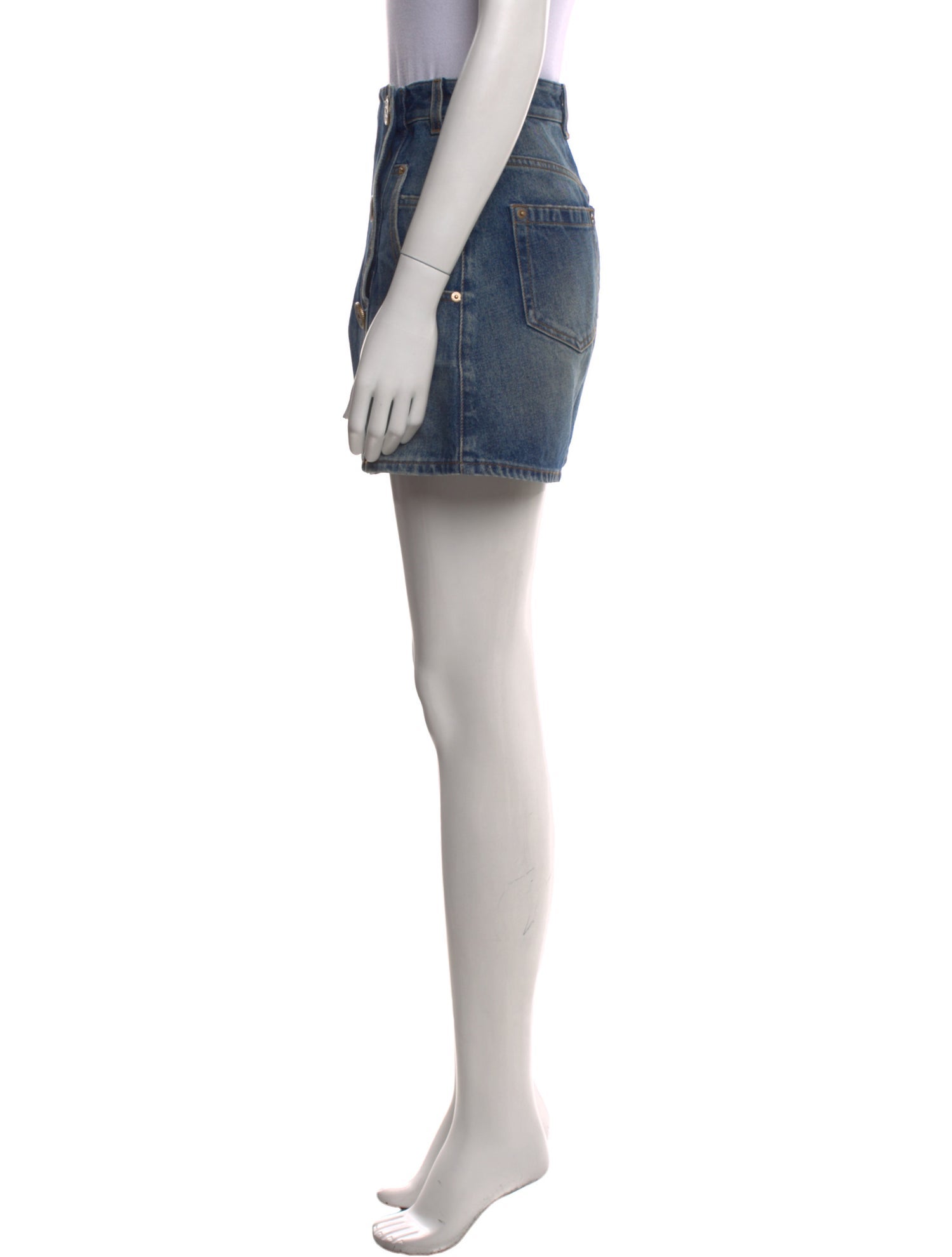 Balmain Printed Mini Shorts