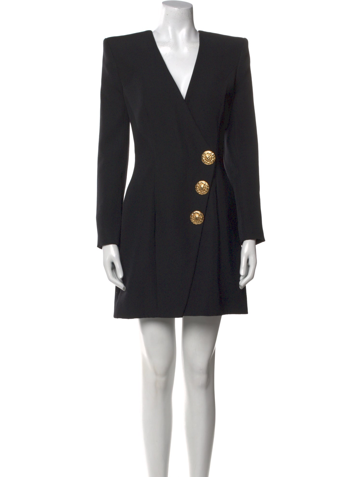 Balmain Wool Mini Dress