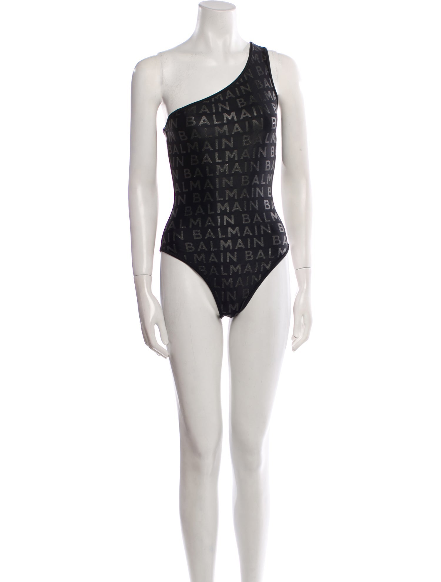 Balmain Crystal Embellishments One-Piece w/ Tags