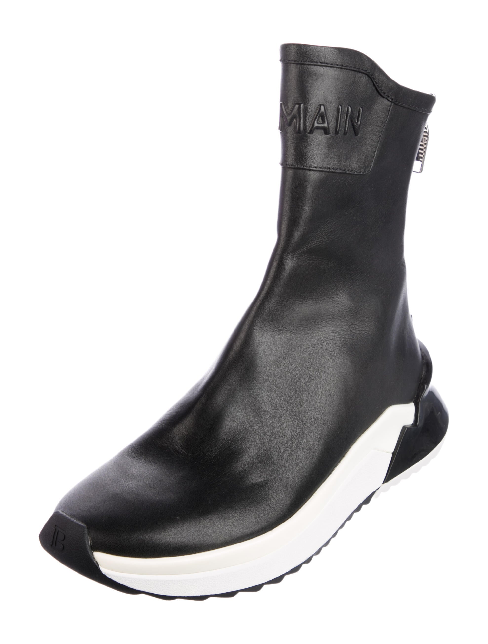 Balmain Leather Sneakers