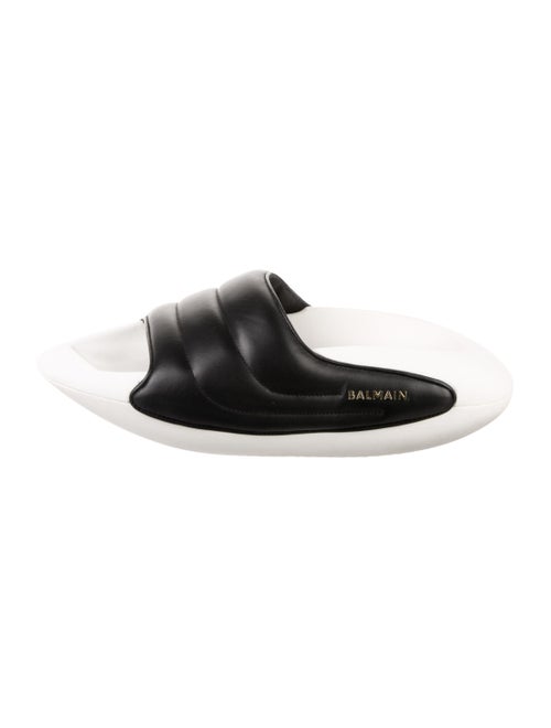 Balmain Leather Slides