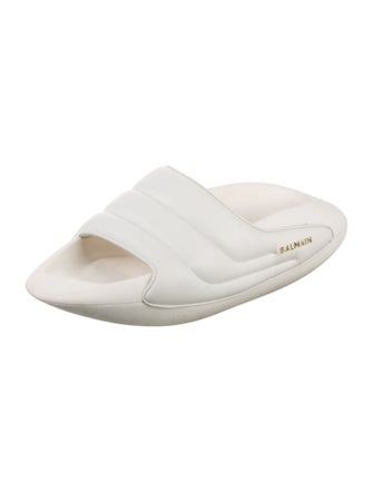 Balmain Leather Slides
