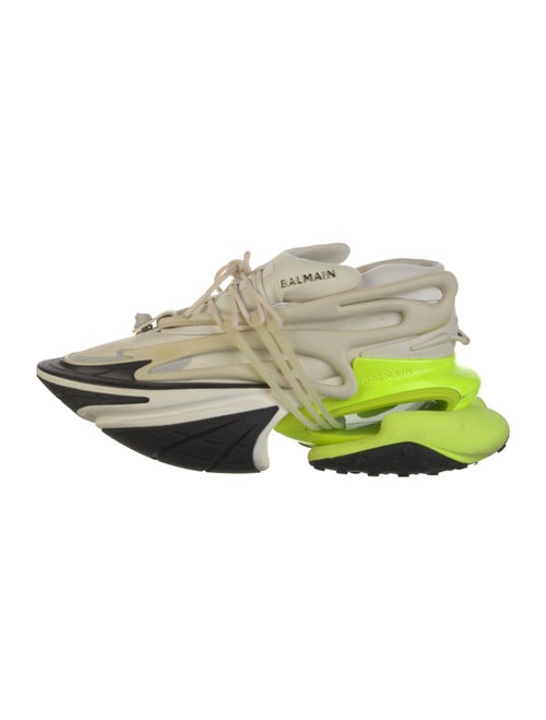 Balmain Colorblock Pattern Sneakers
