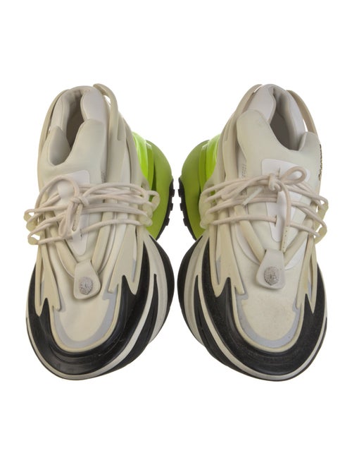 Balmain Colorblock Pattern Sneakers