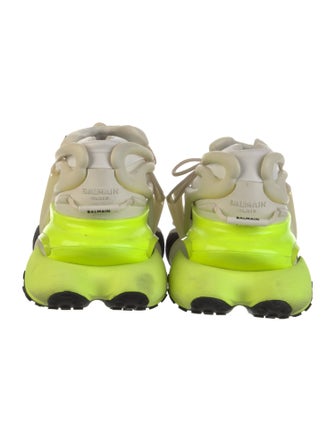 Balmain Colorblock Pattern Sneakers