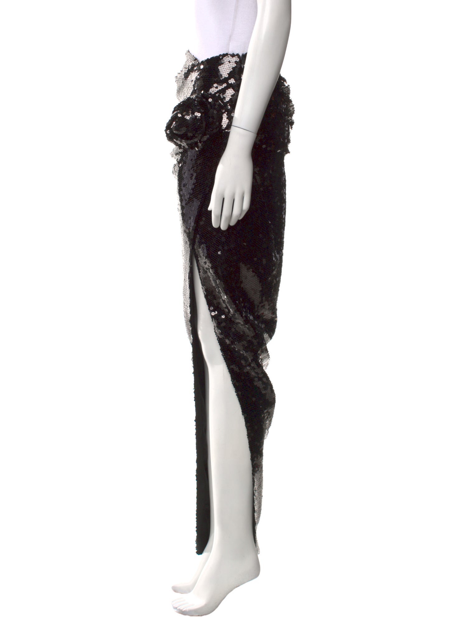 Balmain Patterned Long Skirt w/ Tags