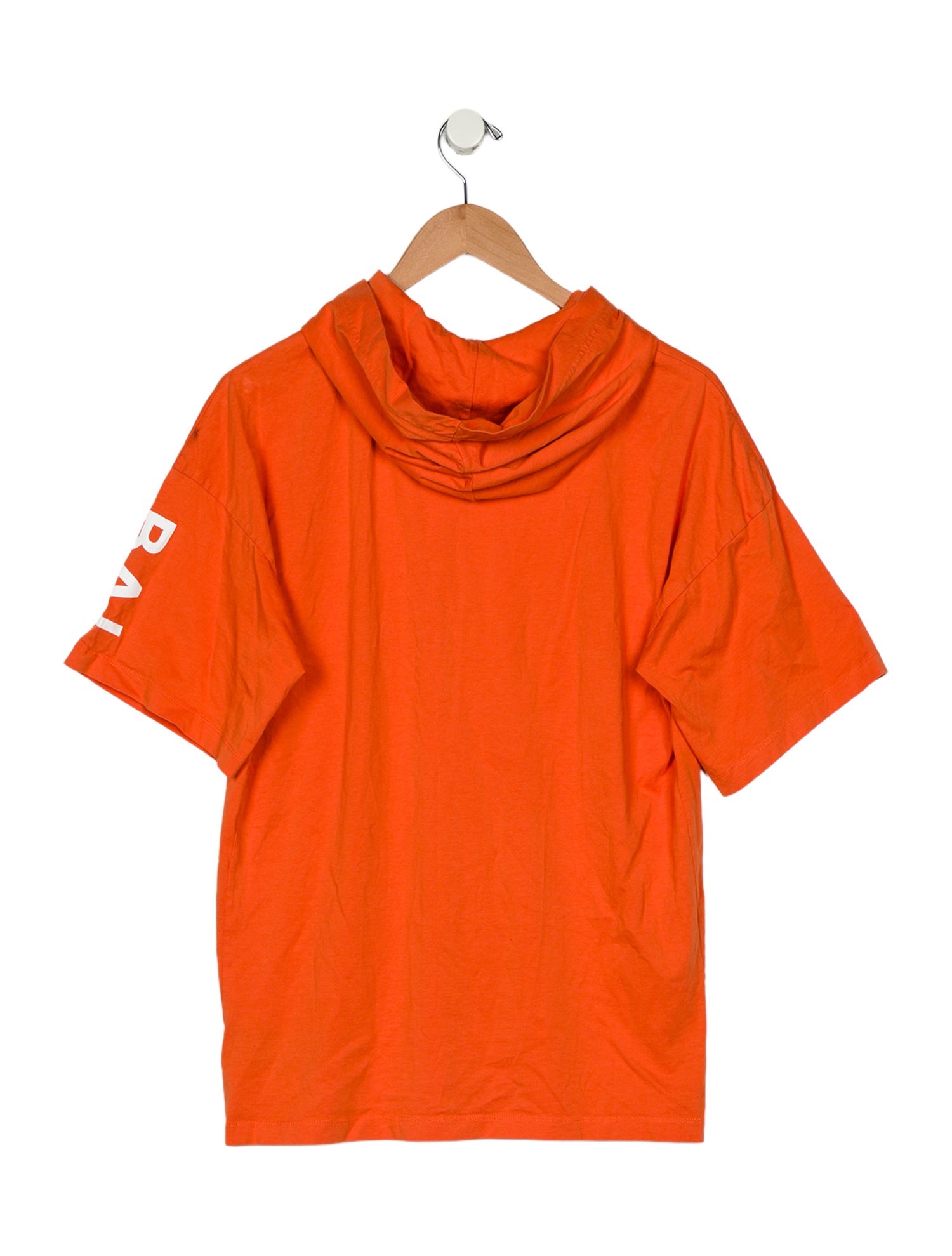 Balmain Short Sleeve Hooded T Shirt