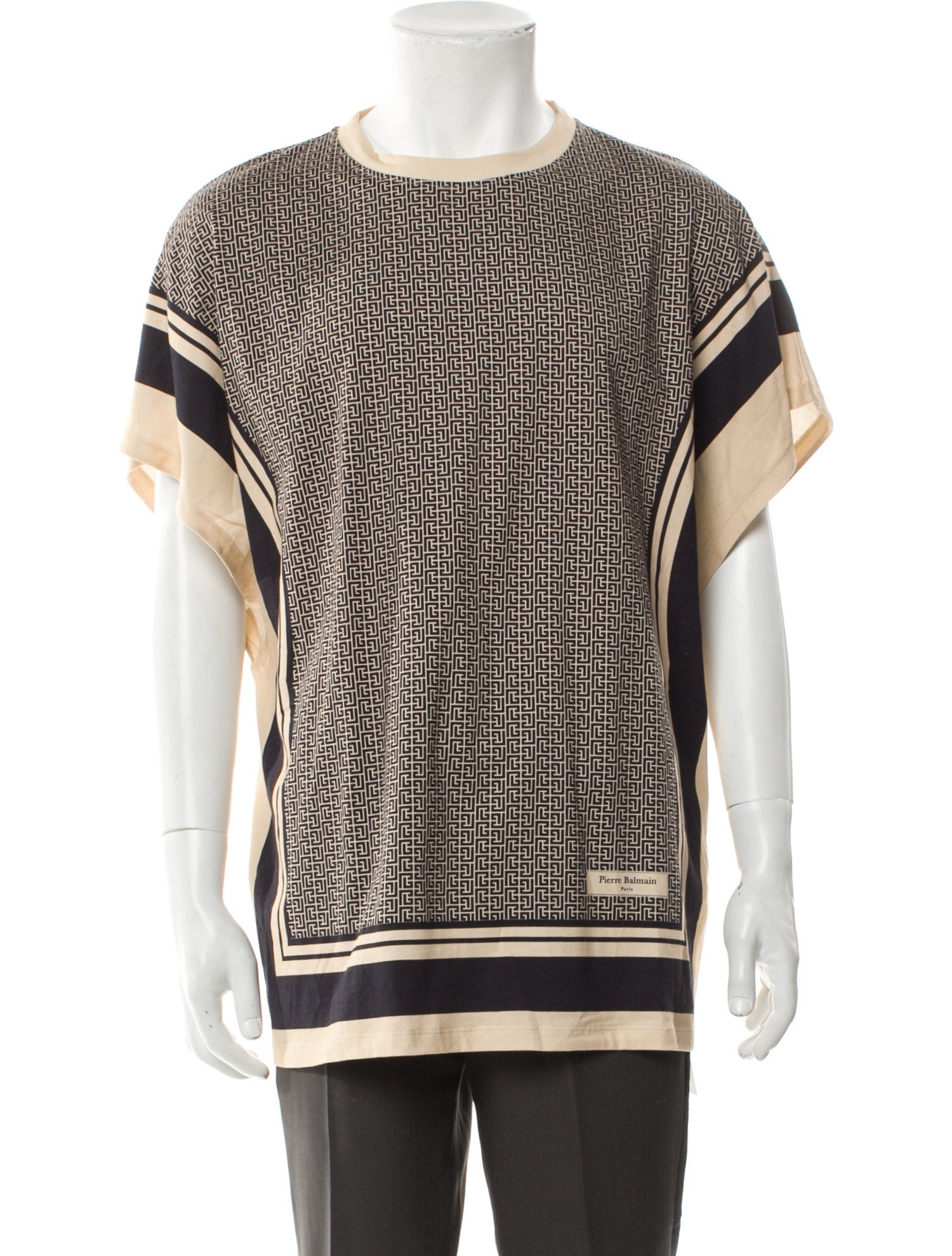 Balmain Printed Short Sleeve Shirt